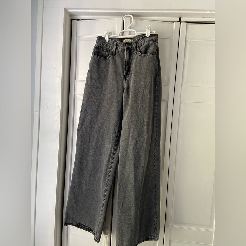 Madewell Superwide-Leg Jeans in Moreland Wash in size 25 - Picture 3 of 8